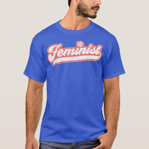Feministische Blumen Frauen Männer Feminismus Vint T-Shirt