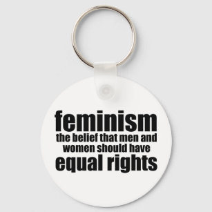 Feministische Definition der Gleichberechtigung vo Schlüsselanhänger