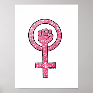 Feministische Faust Poster