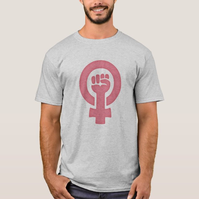 Feministische Faust T-Shirt (Vorderseite)