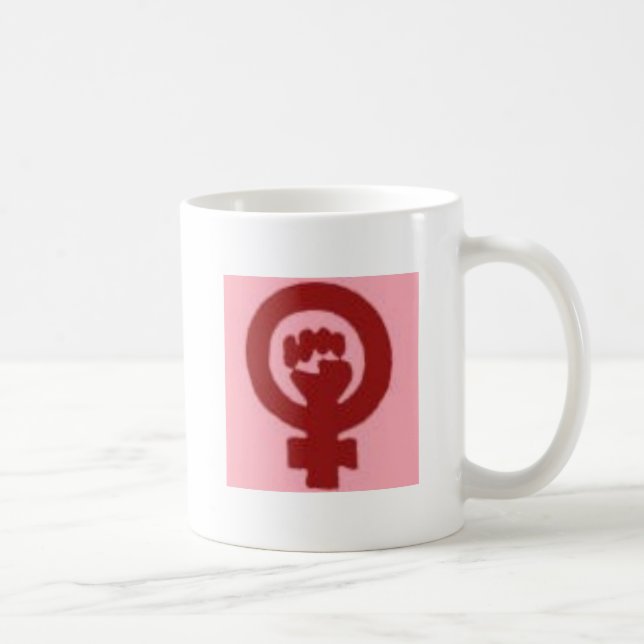 Feministische Hand Kaffeetasse (Rechts)