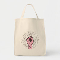 Feministische Hand mit Frauensymbol