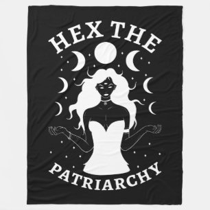 Feministische Hexe - Verhexe Das Patriarchat II Fleecedecke
