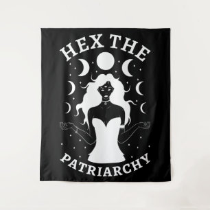 Feministische Hexe - Verhexe Das Patriarchat II Wandteppich