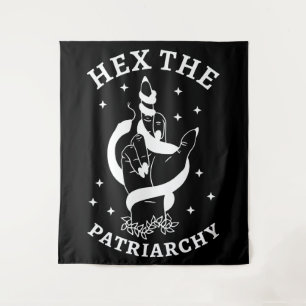 Feministische Hexe - Verhexe Das Patriarchat III Wandteppich