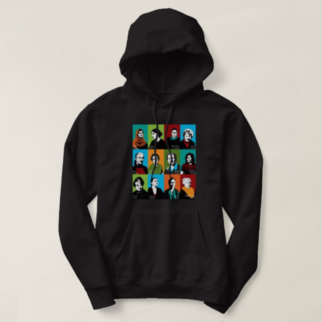 Feministische Ikonen Hoodie (Design vorne)