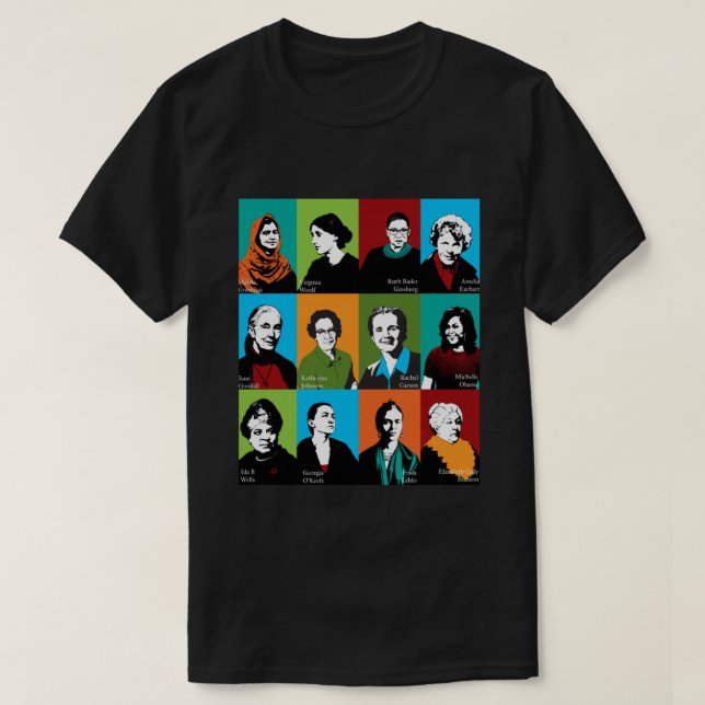 Feministische Ikonen T-Shirt (Design vorne)