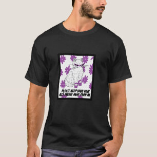 Feministische Katze Keine-Drama-Katze Giftige Stim T-Shirt