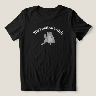 Feministische Katzenliebhaberin Lustige Anti-Trump Tri-Blend Shirt