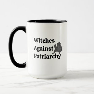 Feministische Katzenliebhaberin Whimsy Astrologie Tasse