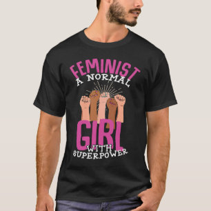 Feministische Liebe Fairness Sieben T-Shirt