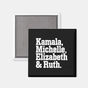 Feministische politische Kamala Michelle Elizabeth Magnet