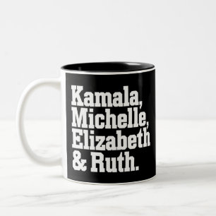 Feministische politische Kamala Michelle Elizabeth Zweifarbige Tasse