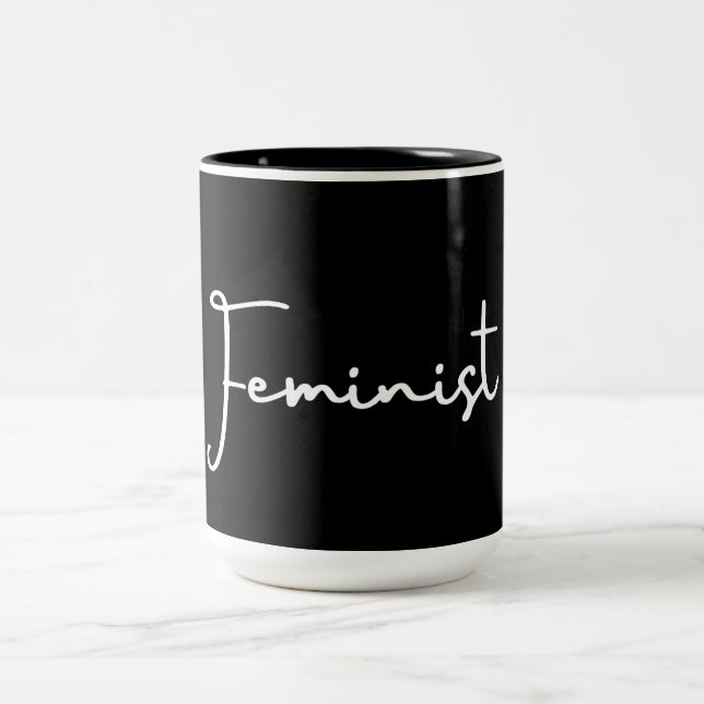 Feministische Tasse - Stärkung der Rechte der Frau (Mittel)