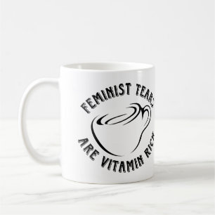 Feministische Tränen Kaffeetasse