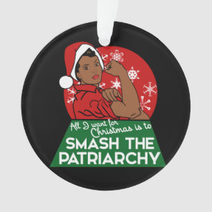 Feministische Weihnachten Ornament