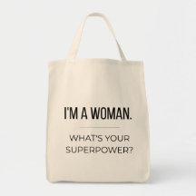 Feministische Zitat-Tasche, Stärkendes Geschenk fü