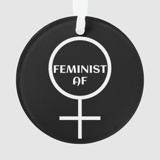 FEMINISTISCHER AF ORNAMENT (Rückseite)