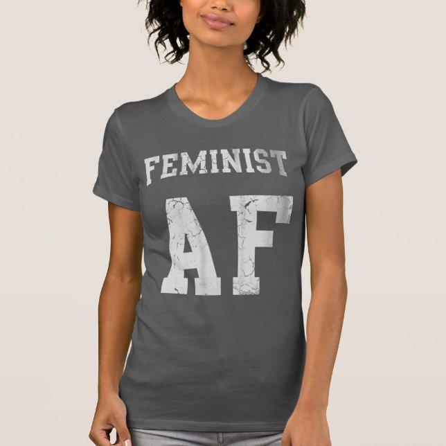 Feministischer AF T-Shirt (Vorderseite)