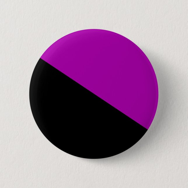 Feministischer Anarchistenflaggenknopf Button (Vorderseite)