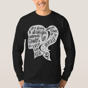 Feministischer Feminismus Zitat Inspirationsstarke T-Shirt