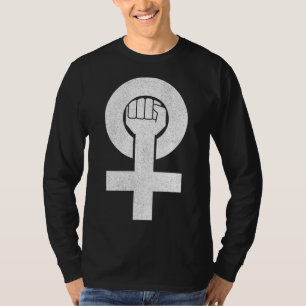 Feministischer Power Fist Feman Symbol Frauenweibc T-Shirt