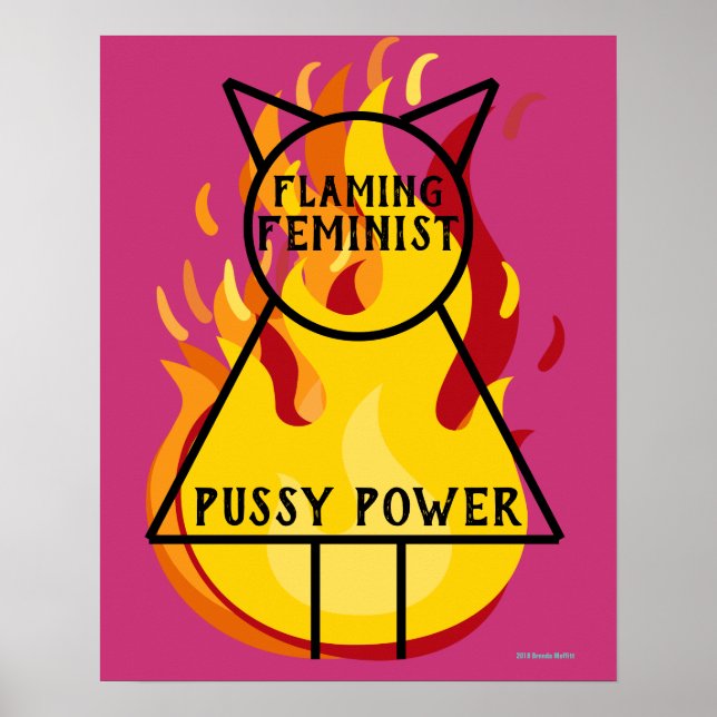 Feministischer Pussy-Power - Frauenrechte 15 Poster (Vorne)