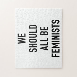 Feministischer T - Shirt - wir sollten alle Femini