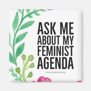 Feministischer Tagesordnungs-Magnet Magnet