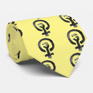 Feministisches Faust-Symbol Krawatte