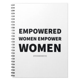 Feministisches gewundenes Notizbuch Notizblock