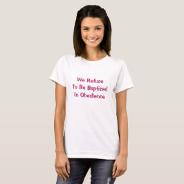 Feministisches Lila Unsere Körper Zurückfordern T-Shirt