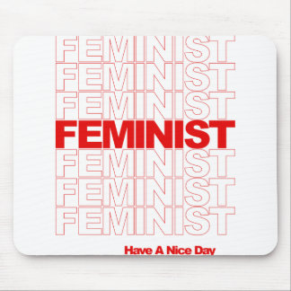Feministisches Shirt Mousepad