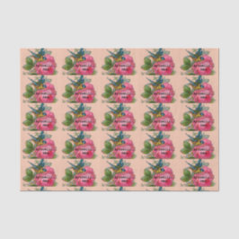 Feministisches Vintages VogelSeidenpapier Seidenpapier