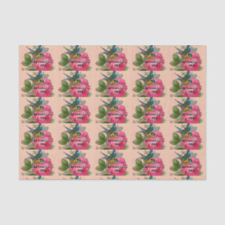 Feministisches Vintages VogelSeidenpapier Seidenpapier