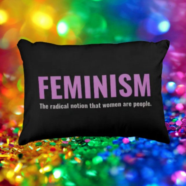 Feministisches Zitat Akzent Kissen - Fett dekorier (Von Creator hochgeladen)