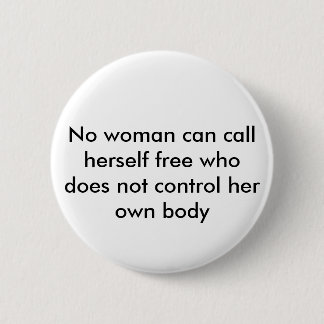 Feministisches Zitat Button