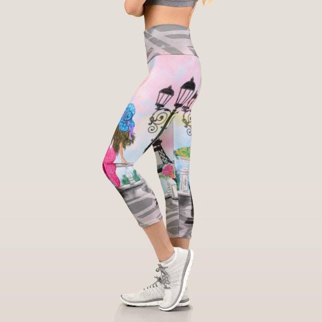 Femme À Paris Capri Leggings Tour Eiffel (Gauche)