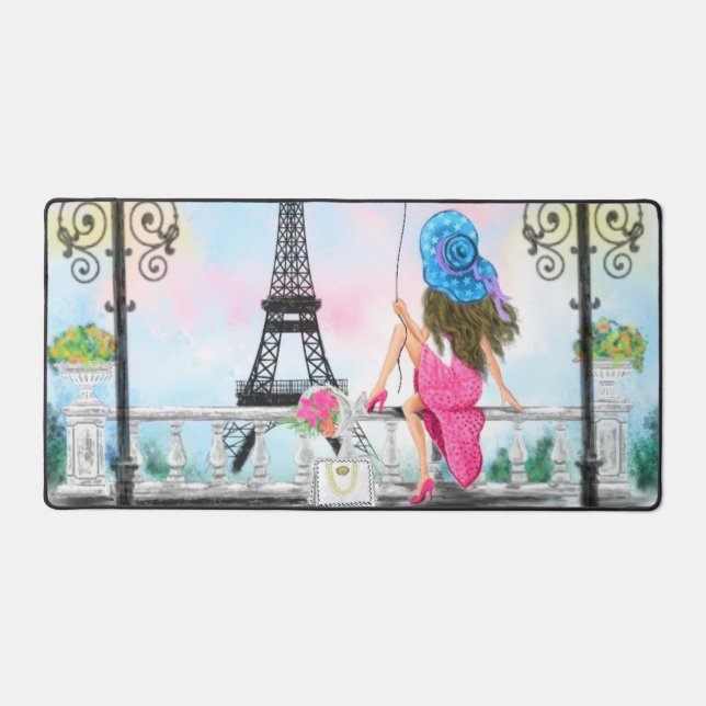 Femme à Paris Tour Eiffel (Recto)