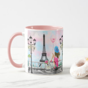 Femme À Paris Tour Eiffel Mug