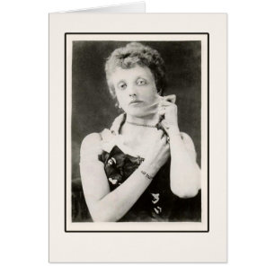 Femme à peau élastique photo sur cartes, cartes po