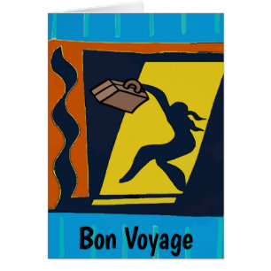 Femme Abstraite avec valise