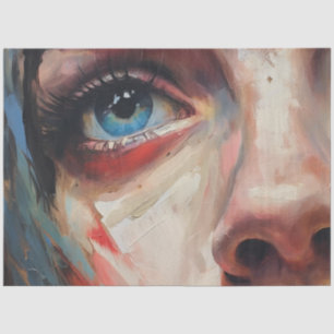Femme Abstraite III Papier de Soie