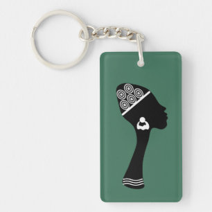 Femme africaine-américaine abstraite art