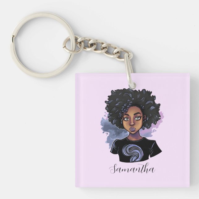 Femme afro-américaine pétillante (Devant)