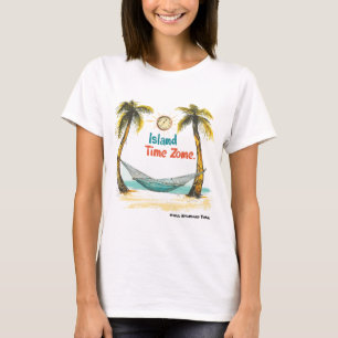 Femme, Amusante, Relaxante, T-shirt Island Time