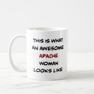 femme apache, superbe mug à café