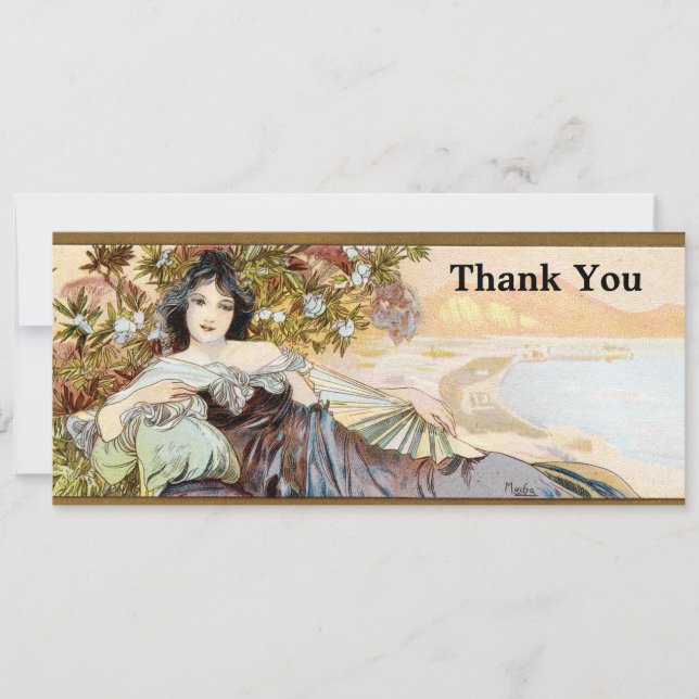 Femme Art nouveau par Alphonse Mucha Modèle (Devant)