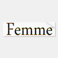 Femme Autoaufkleber