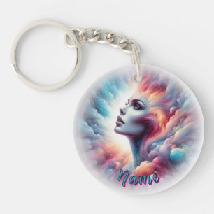 Femme aux cheveux cosmiques Aura